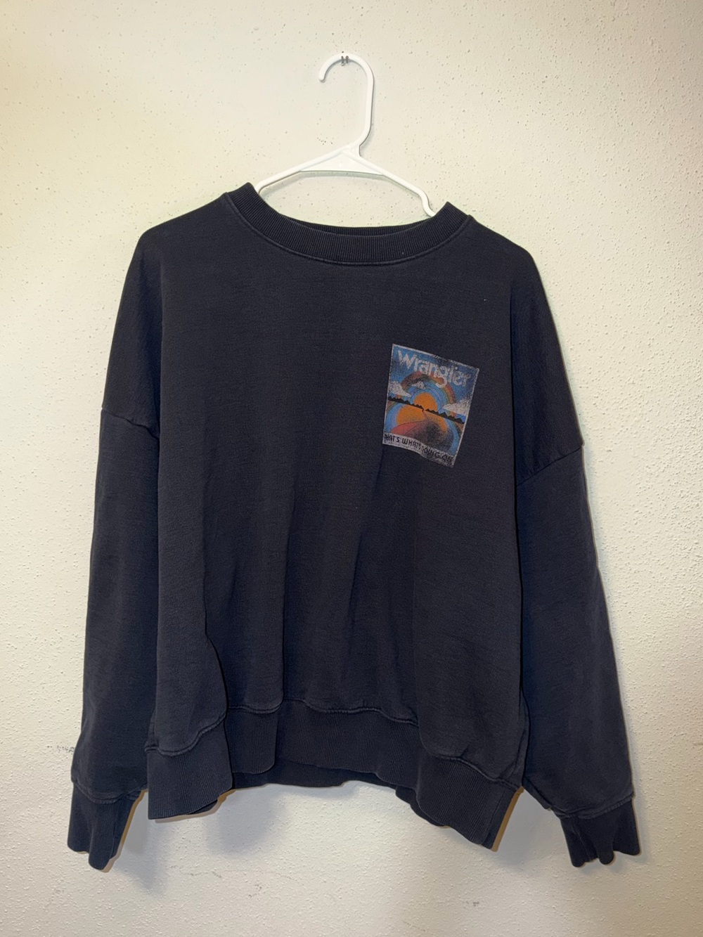 Wrangler Black Graphic Crewneck